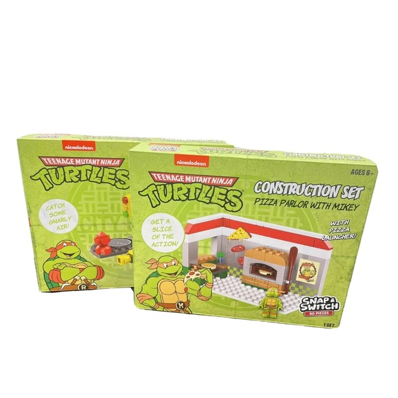 2X~NICKELODEON~CONSTRUCTION SET~TEENACE MUTANT NINJA~193 Pieces (#8839) - Picture 6 of 8